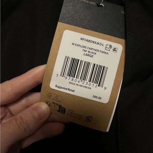 The North Face Explore Farther Parka TNF Black Men Size Large 600 Down Fill NWT - Picture 4 of 14
